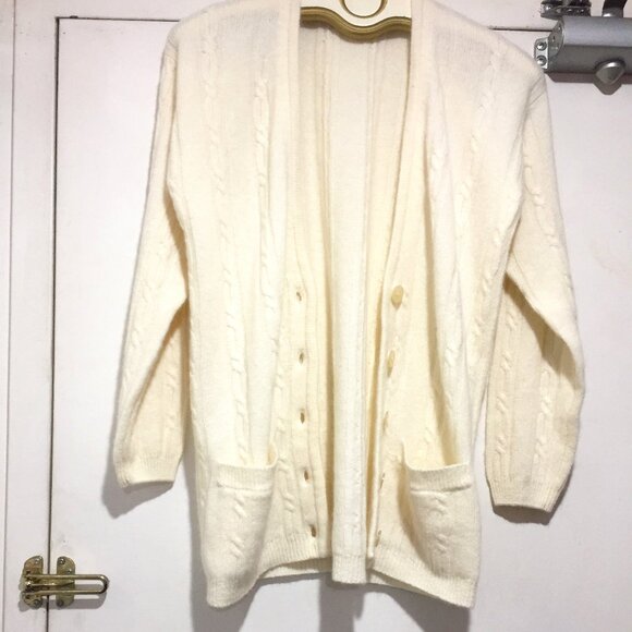 VINTAGE RINO ROSSI HAND FRAMED WOOL BLEND SWEATER CARDIGANS SIZE M - Picture 10 of 12